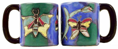 16 oz. Mara Mug – Butterflies