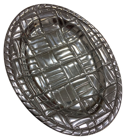 Woven Design Oval Tray