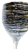 Wine Glass – Metallic Swirl