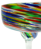 Margarita Glass – Multi Swirl