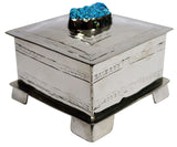 Alpaca Silver Jewellery Box – Small Square